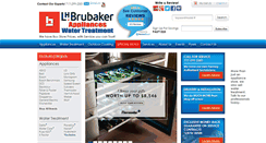 Desktop Screenshot of lhbrubakerappliances.com